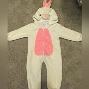 Baby girl cute bunny Halloween costume and Easter hunt costume